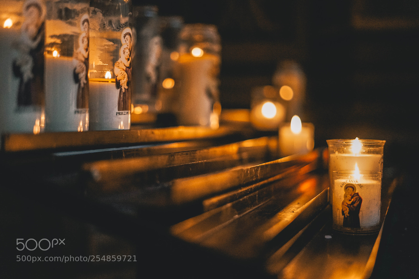 Sony a7 II sample photo. Candles at the church photography