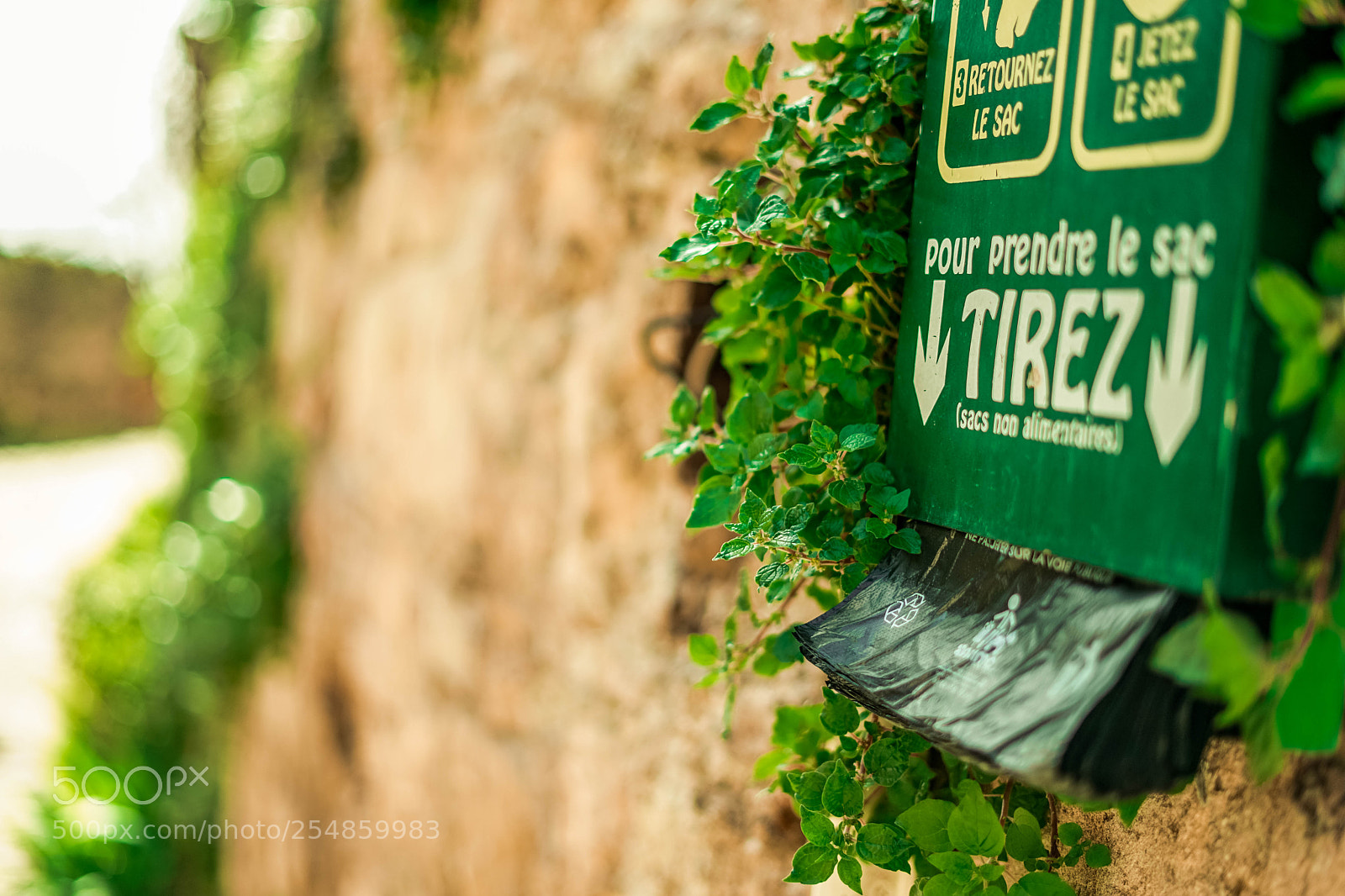 Sony a7 II sample photo. Dog poop bag photography