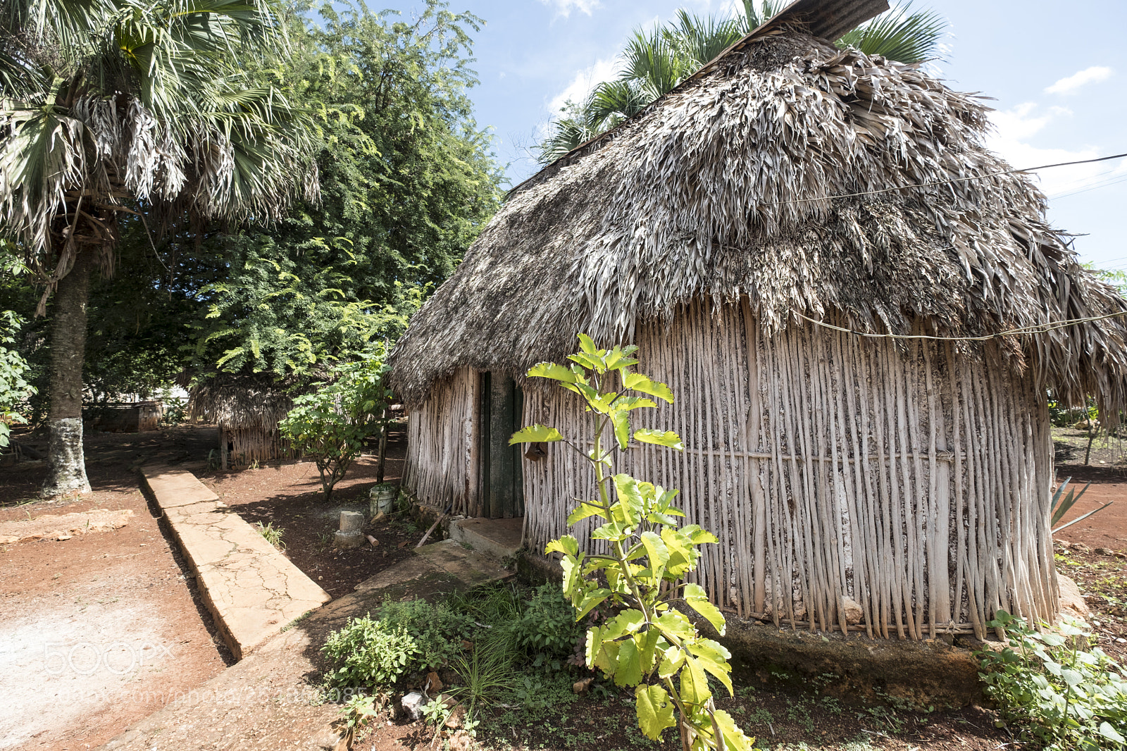 Fujifilm X-T2 sample photo. Traditional mayan house in photography