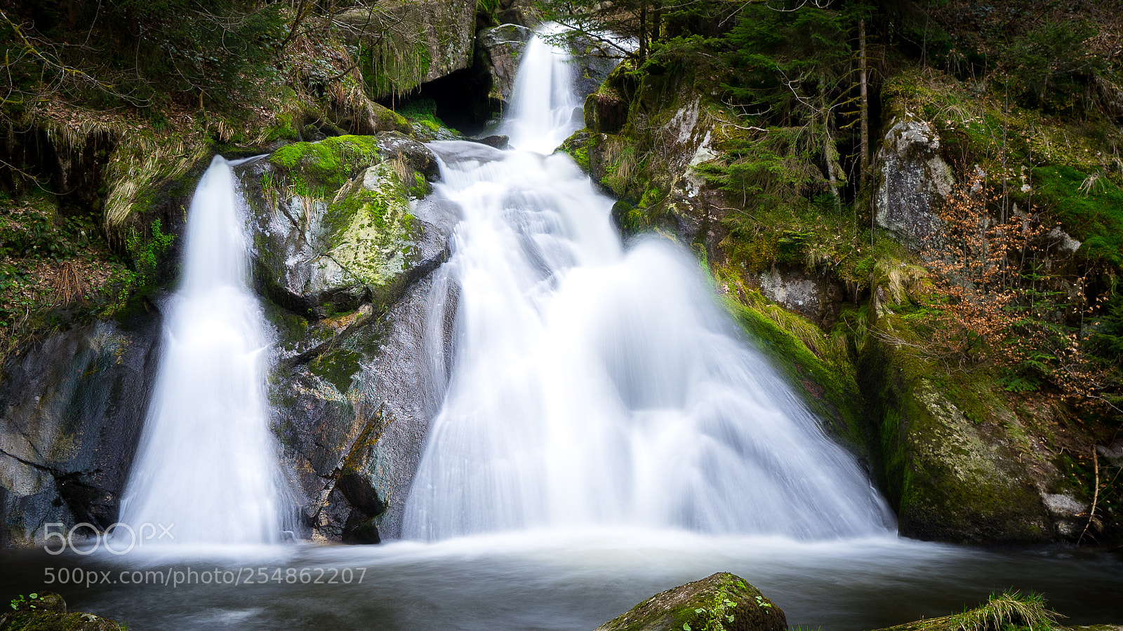 Sony a7 II sample photo. Triberger wasserfälle photography