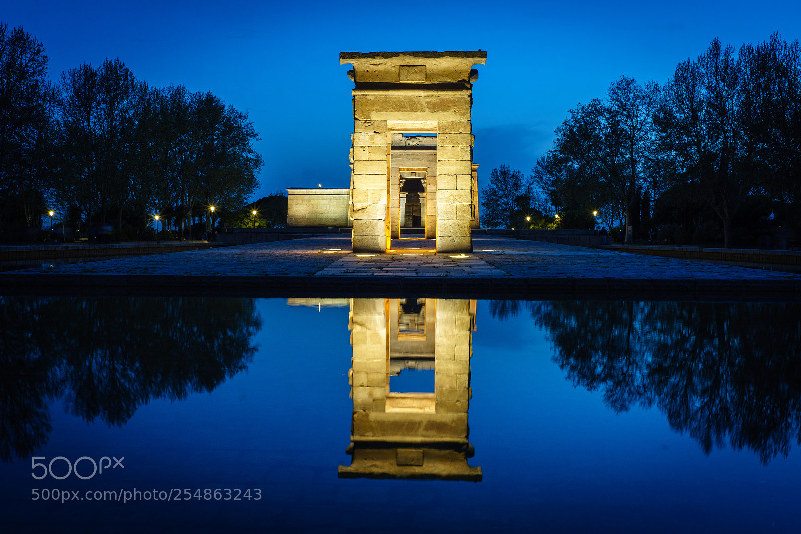 Sony a7 II sample photo. Templo de debod photography