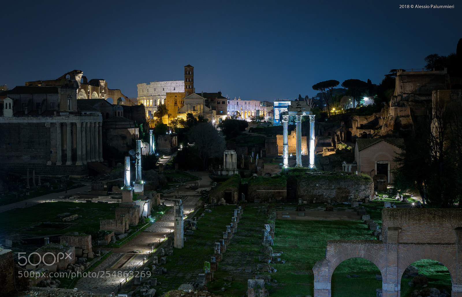 Nikon D750 sample photo. Lights on rome photography