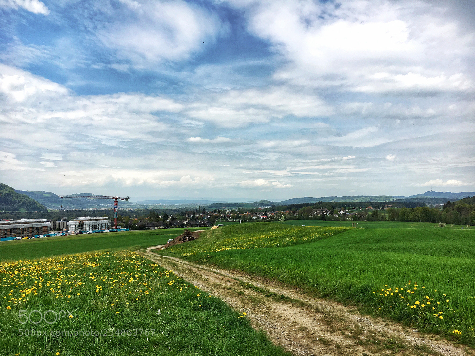 Apple iPhone 6s sample photo. Berne from a hill photography