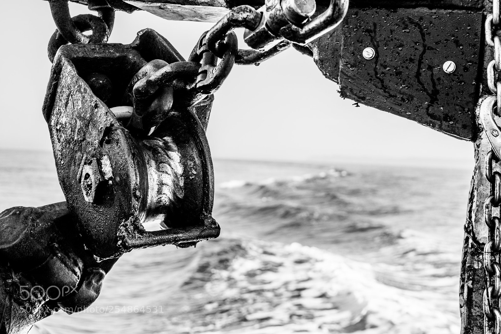 Nikon D5200 sample photo. Chain on the boat photography