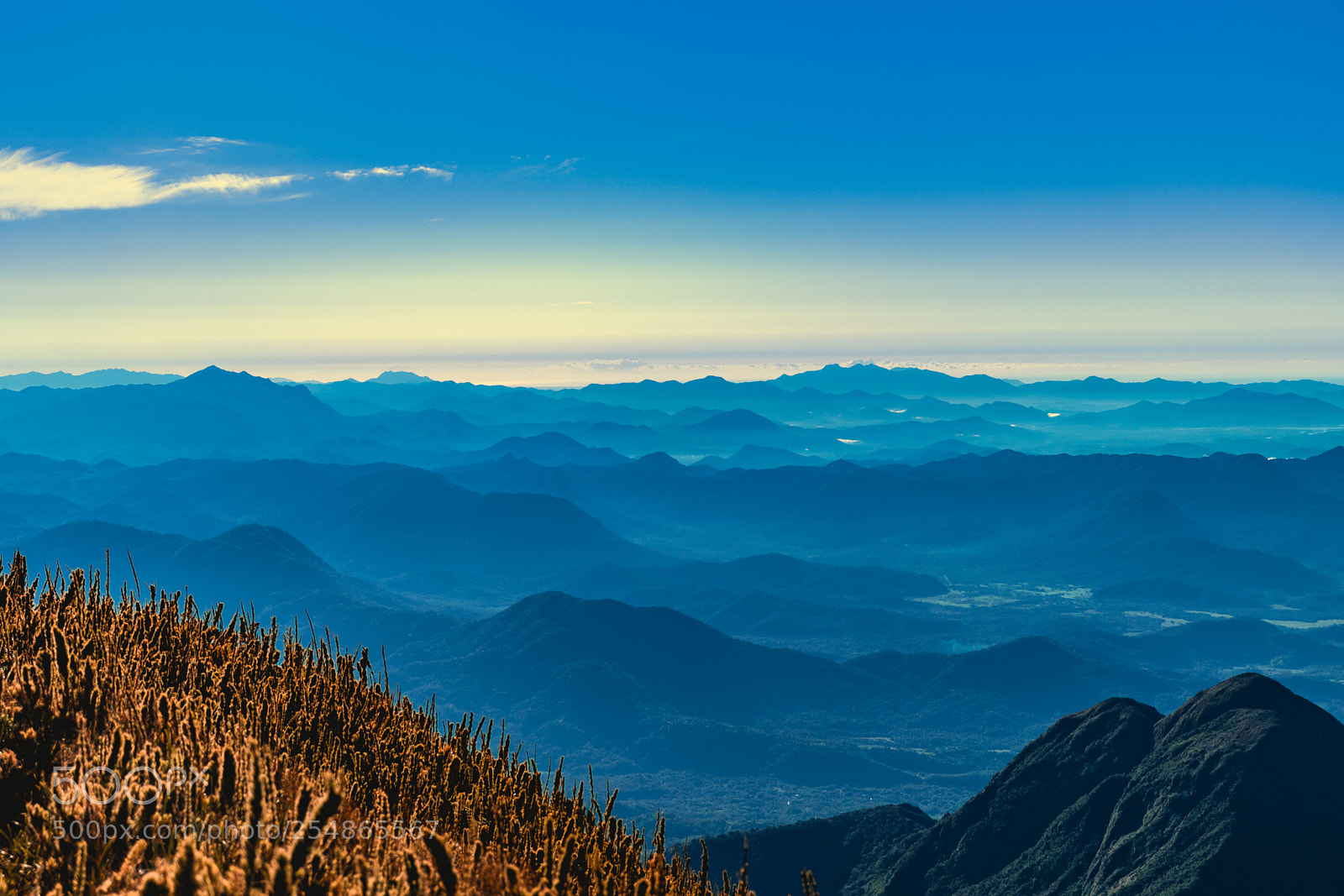 Canon EOS 80D sample photo. Blue layers of mountains photography