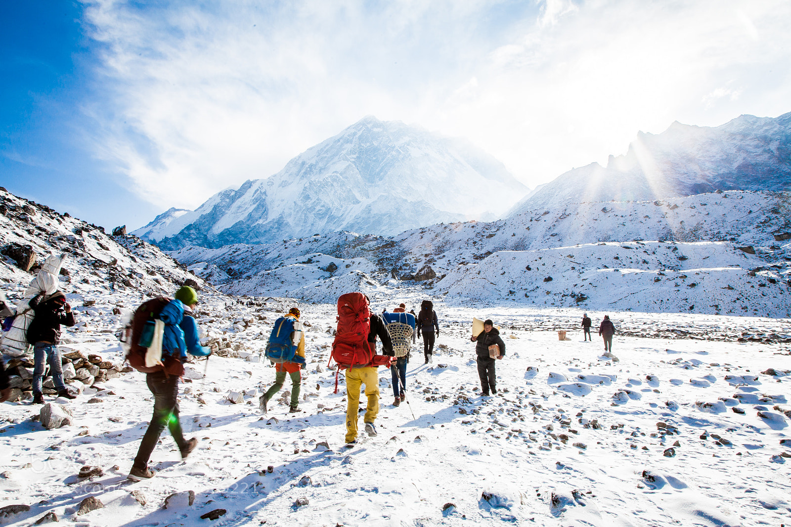 Canon EOS 5D Mark II sample photo. Everest base camp trek photography