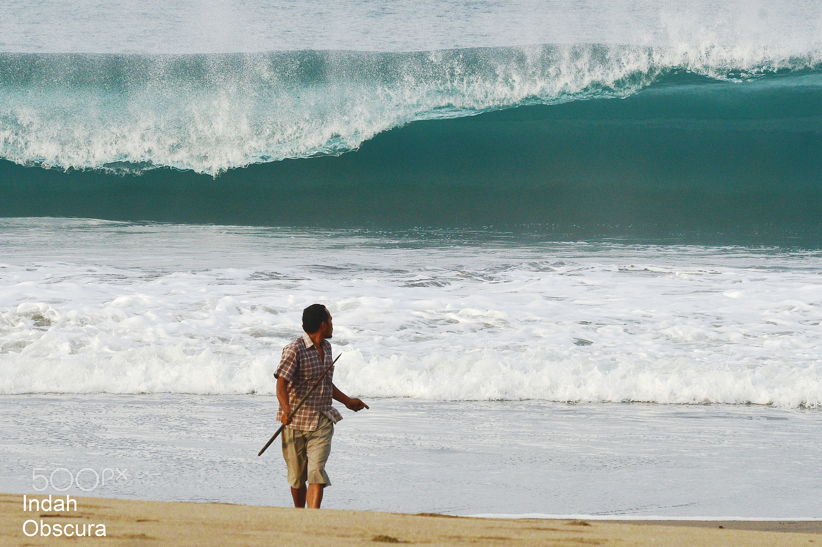 Nikon AF-S Nikkor 200-500mm F5.6E ED VR sample photo. Ioi never turn your back on the sea photography