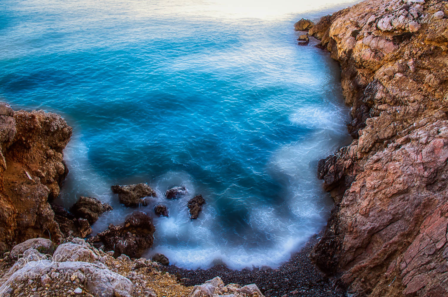 Canon EOS 7D sample photo. Cala en los colls-miralpeix photography