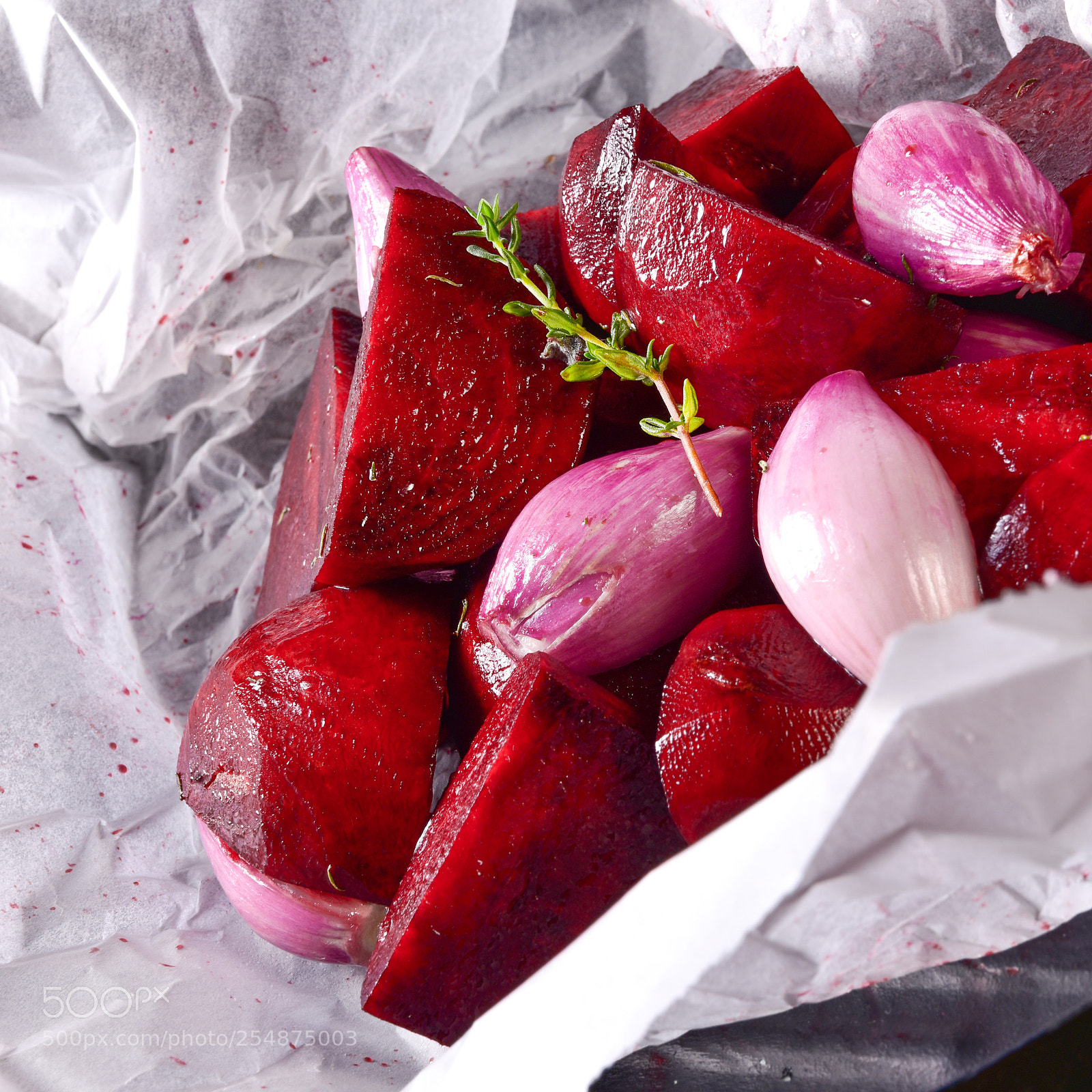 Nikon D810 sample photo. Oven baked red beets photography