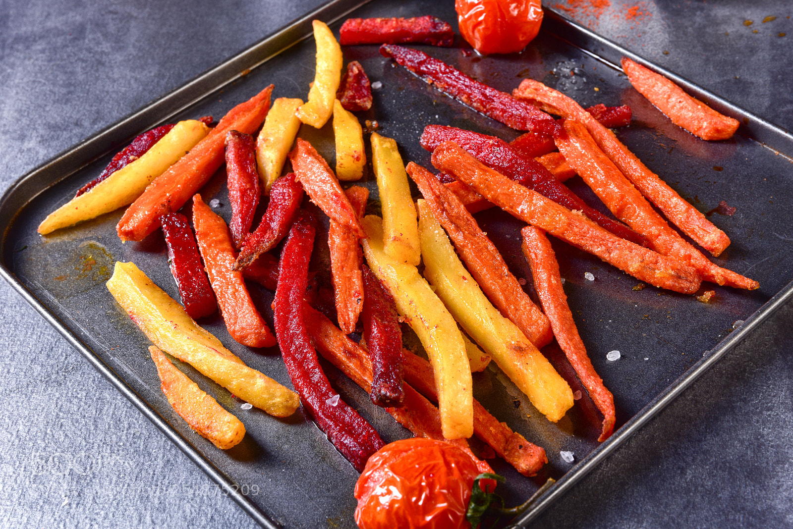 Nikon D810 sample photo. Colorful vegetable fries from photography