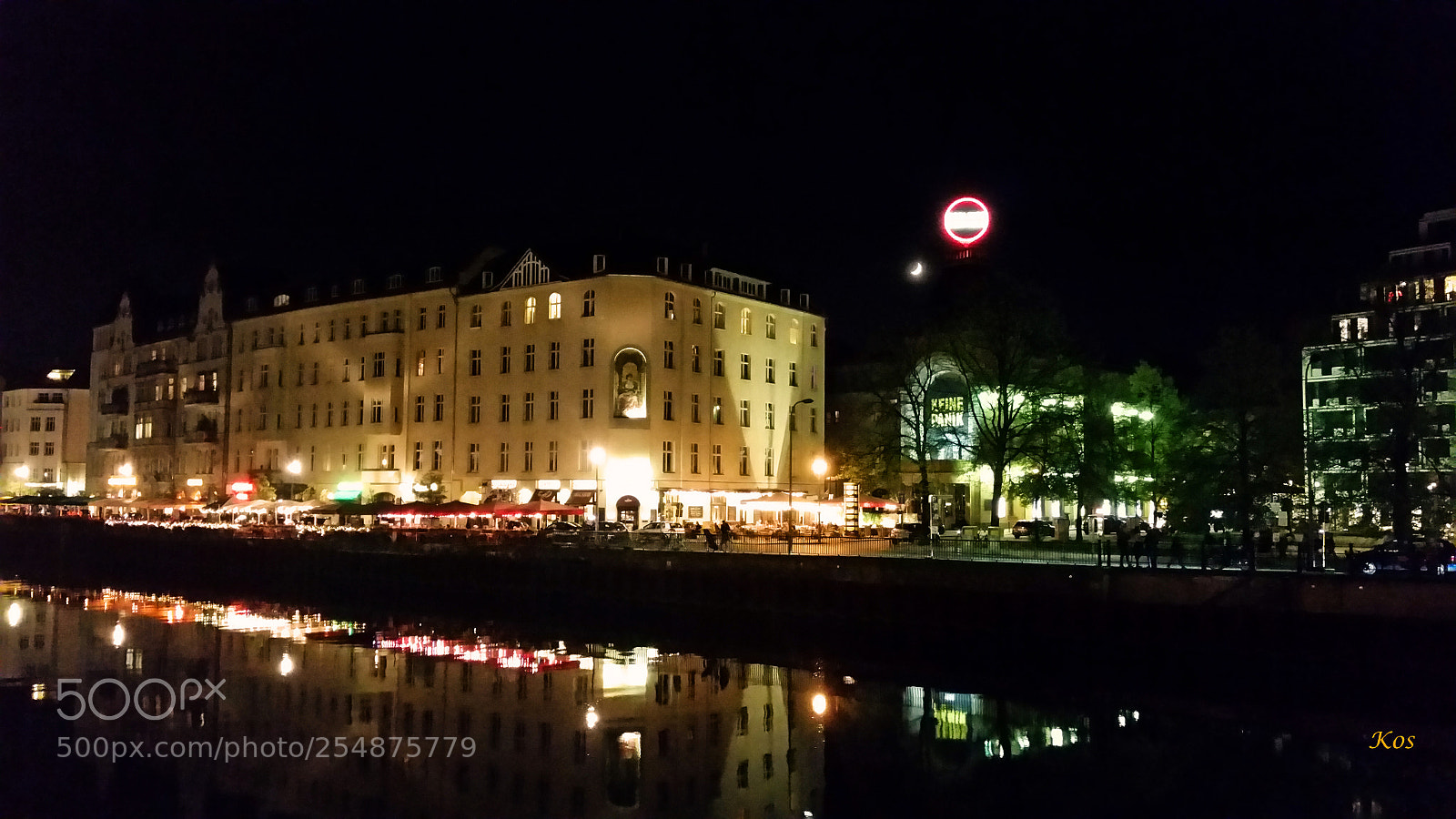 Samsung Galaxy S7 Edge sample photo. Berlino nigth photography