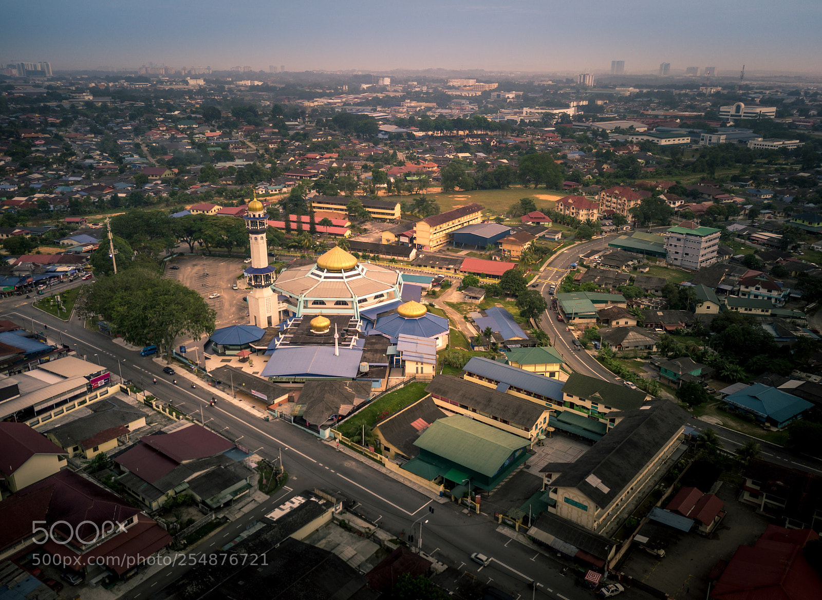DJI FC220 sample photo. Mosque, johor bahru, malaysia photography