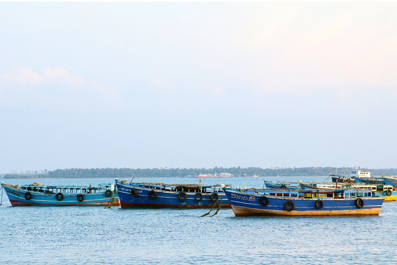 Canon EOS 5D Mark II sample photo. Fishing boats photography