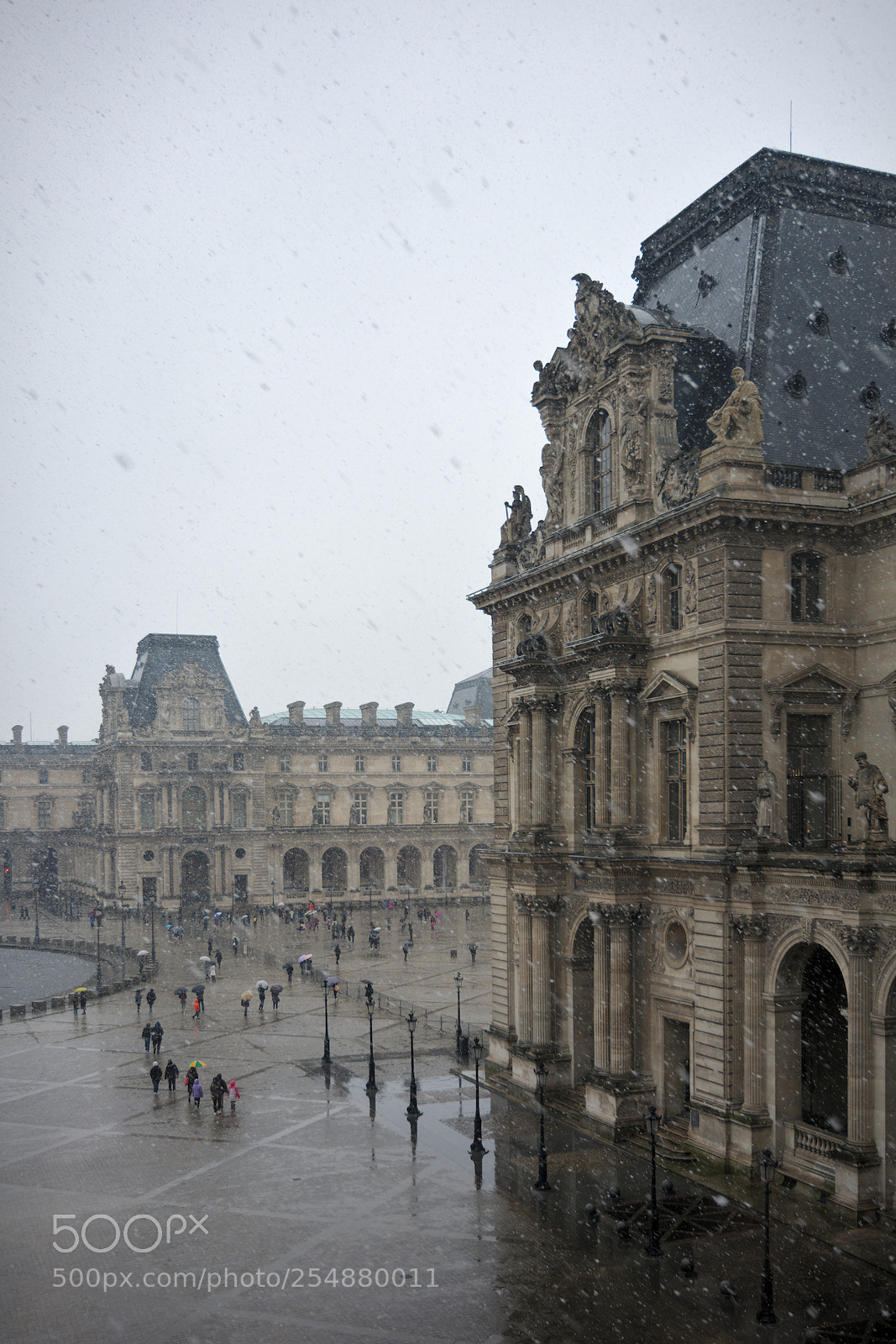 Nikon D7100 sample photo. Snowflakes in paris photography