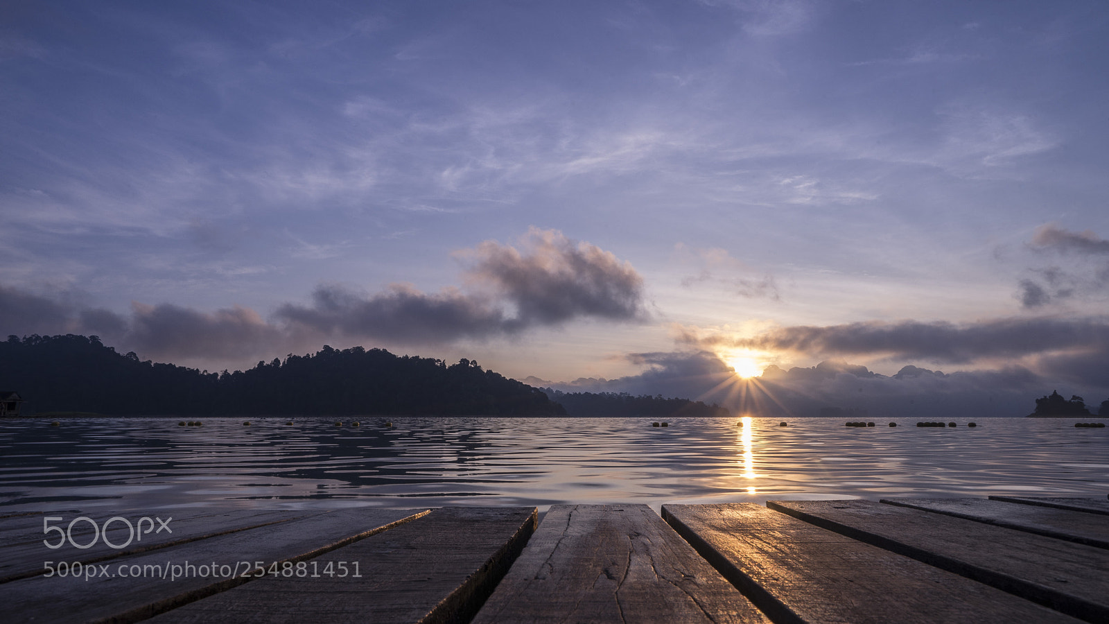 Sony a7 II sample photo. Sunrise over khao sok photography