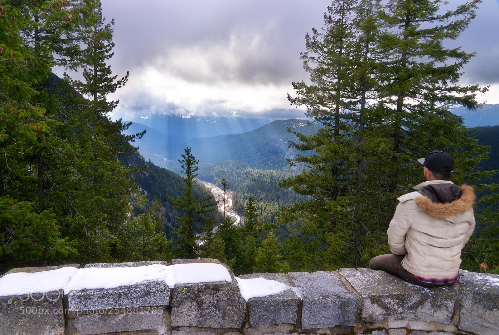 Sony a7 II sample photo. Nisqually river overlook photography