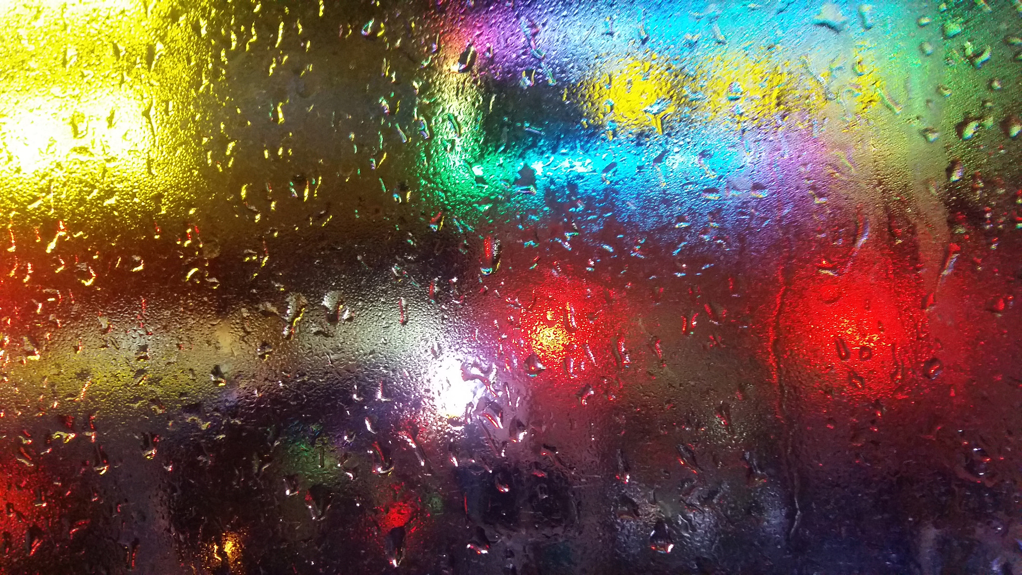 Samsung Galaxy A7 sample photo. Rain photography