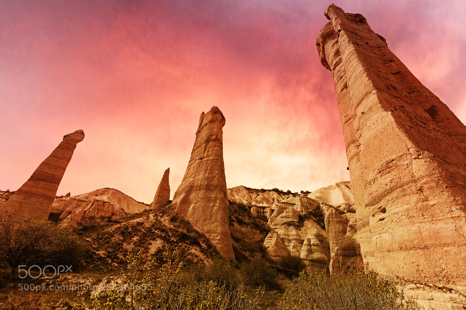 Canon EOS 5D Mark II sample photo. Love valley near goreme photography