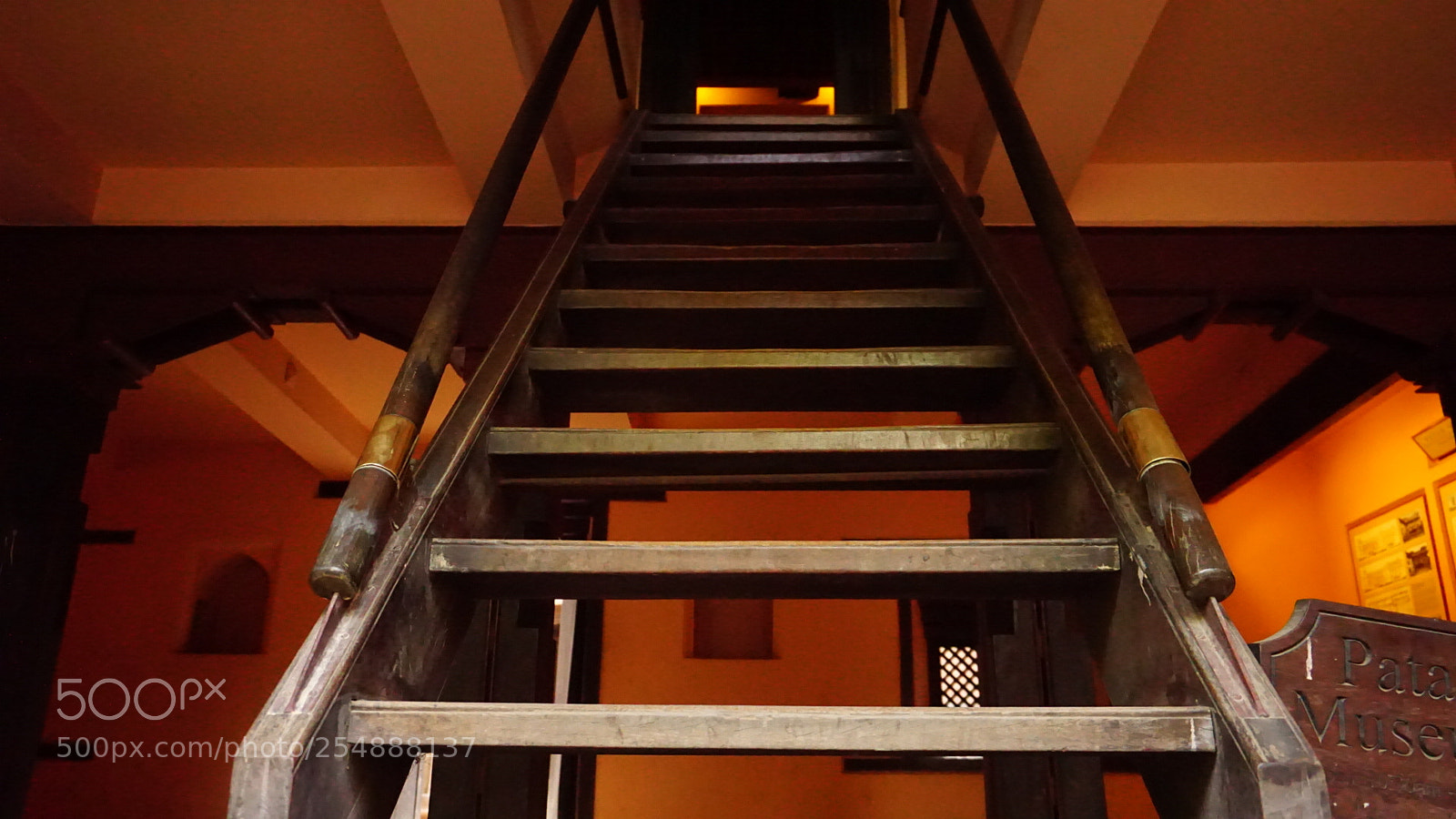 Sony a6000 sample photo. Staircase inside the patan photography