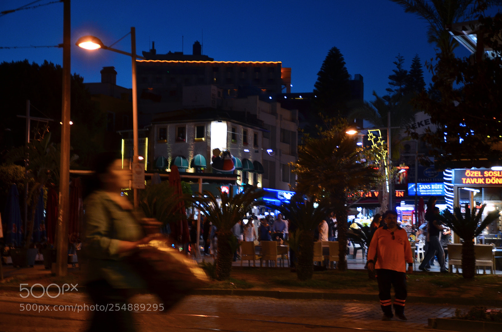 Nikon D7000 sample photo. Night in antalya photography