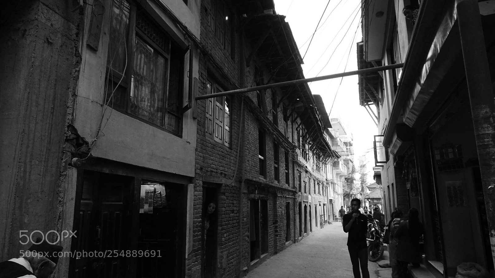 Sony a6000 sample photo. Alleys of patan photography