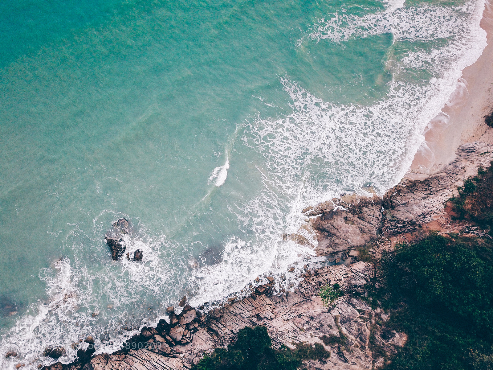 DJI FC220 sample photo. Samui seaside photography