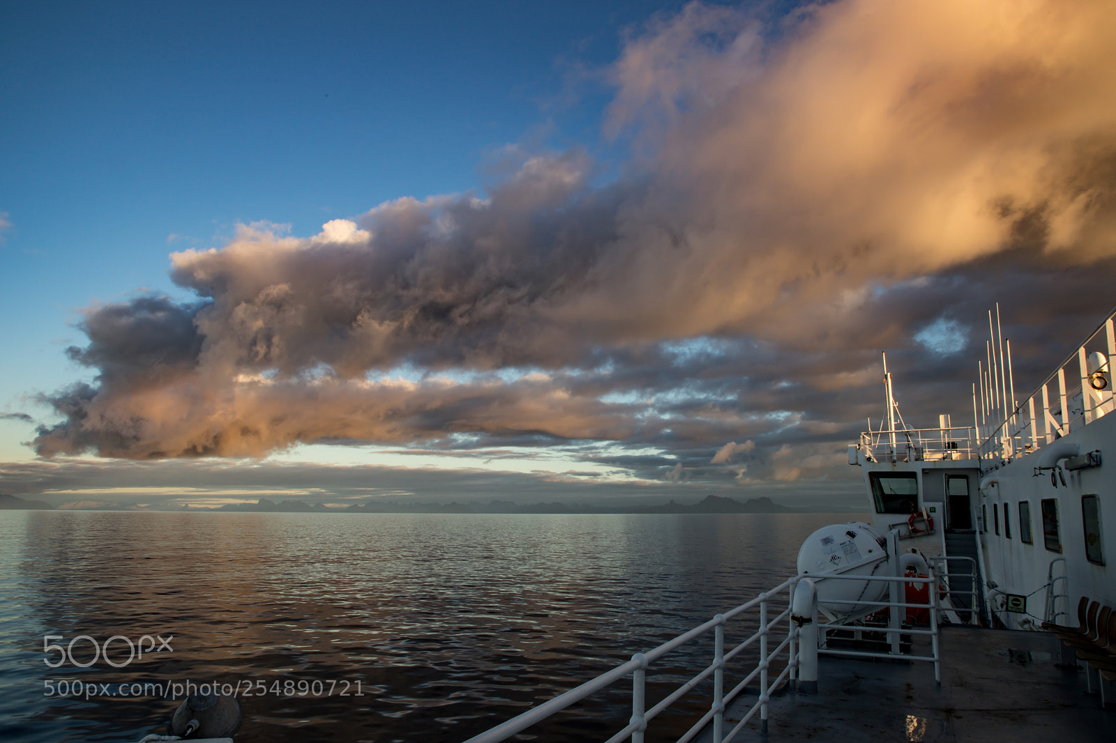 Canon EOS 6D Mark II sample photo. Clouds on ferry photography