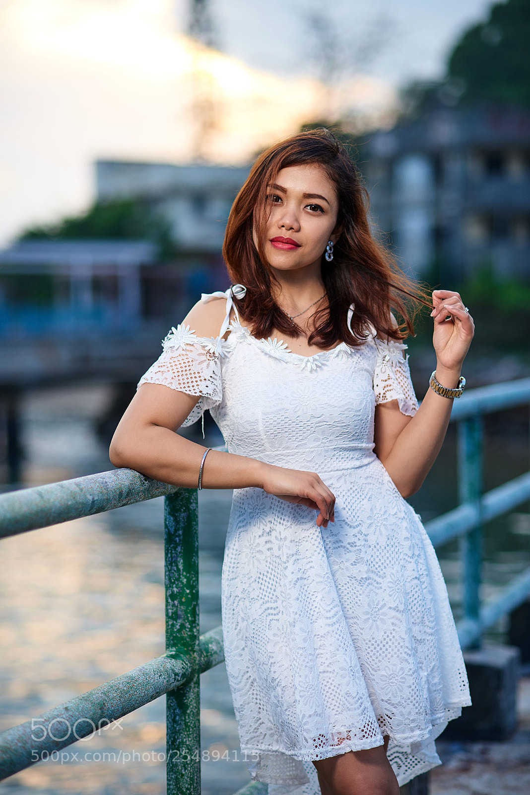 Nikon D810 sample photo. Lovely girl in sunset,hong photography