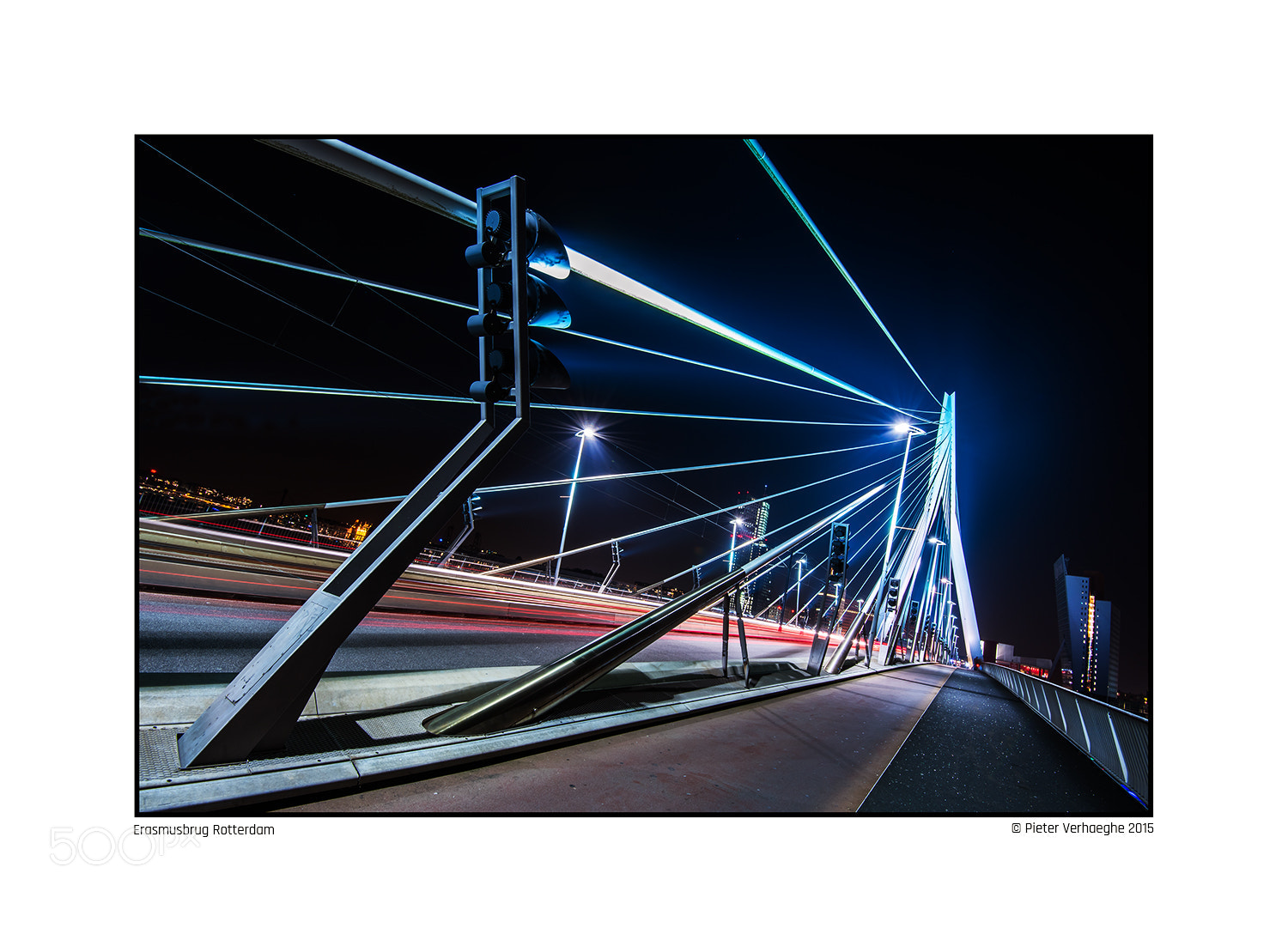 Nikon D810 sample photo. Erasmusbrug photography