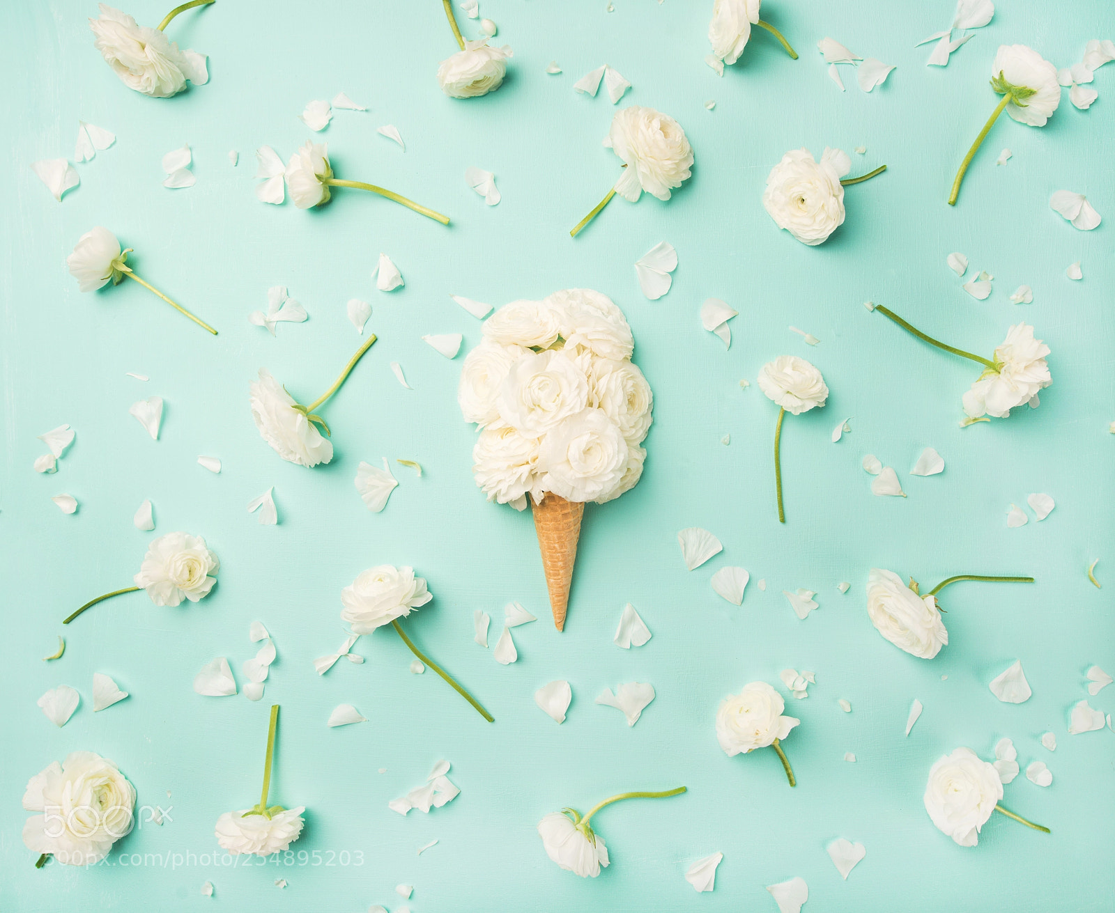 Nikon D610 sample photo. Waffle cone with white photography