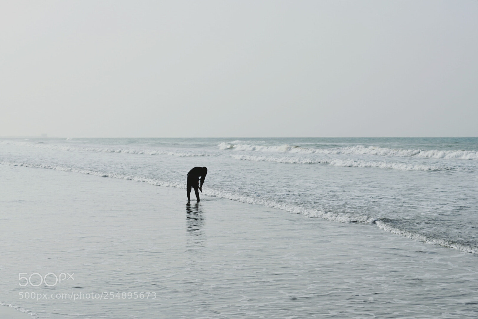 Nikon D5300 sample photo. Man on the beach photography