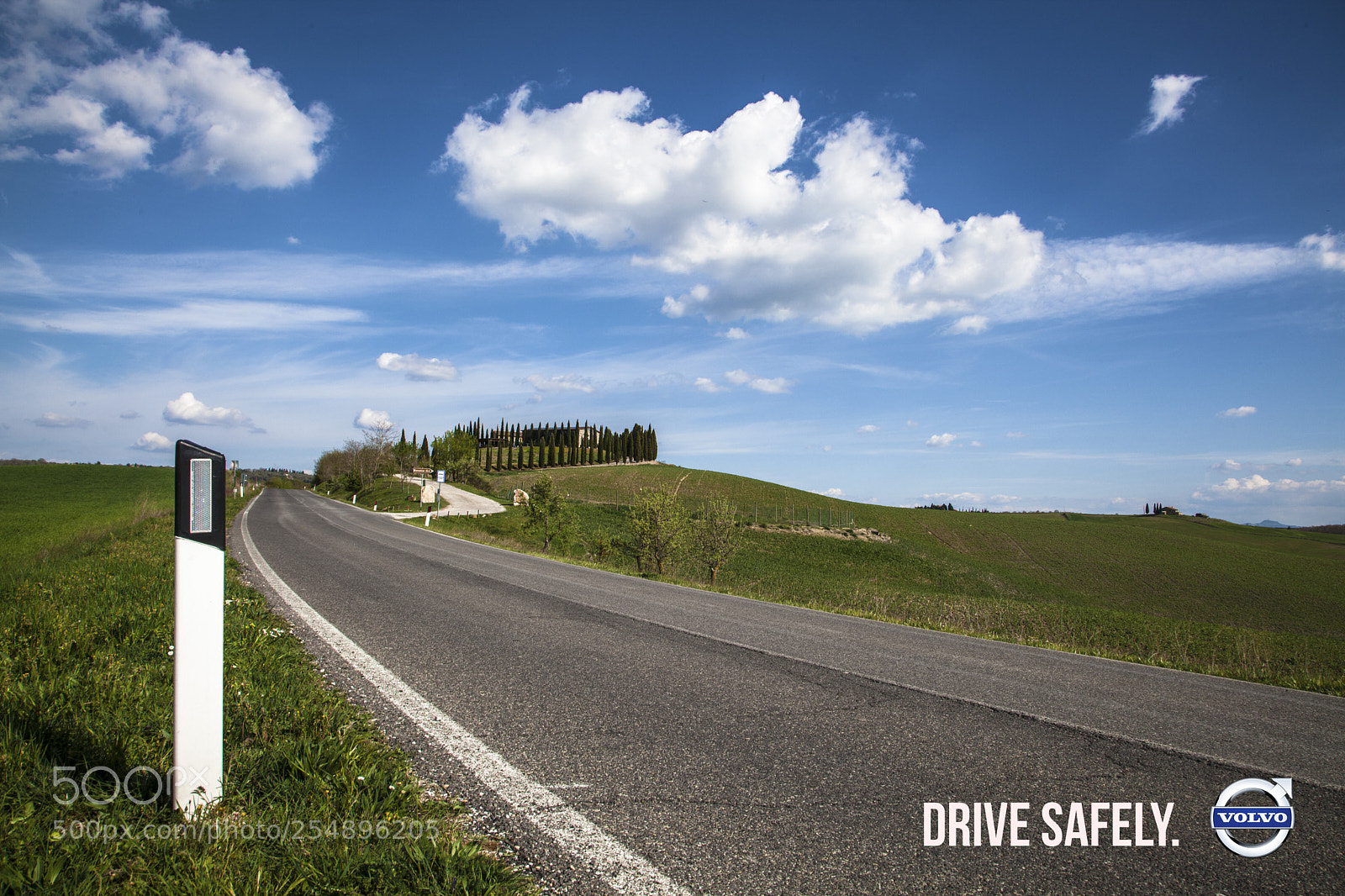 Canon EOS 5D Mark II sample photo. Drive safely with logo photography