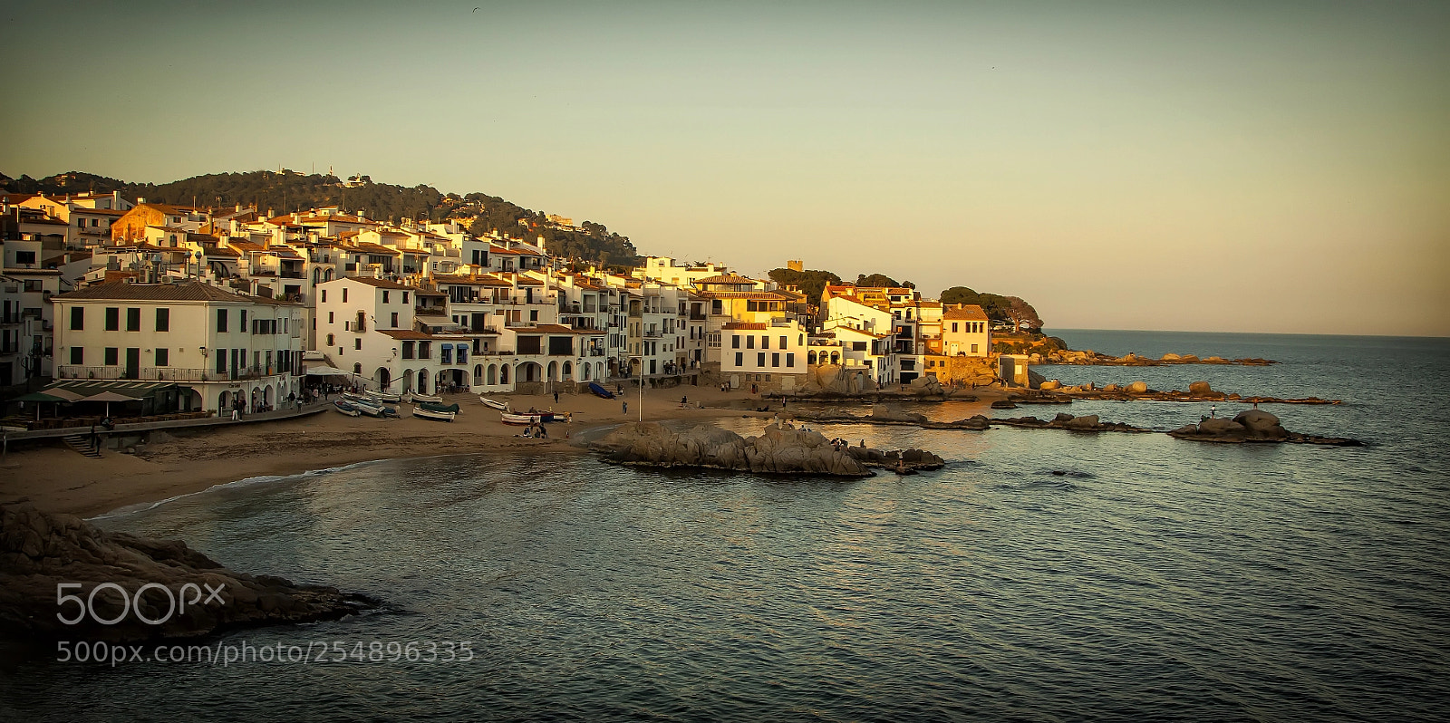 Canon EOS 50D sample photo. Sunset in calella de photography