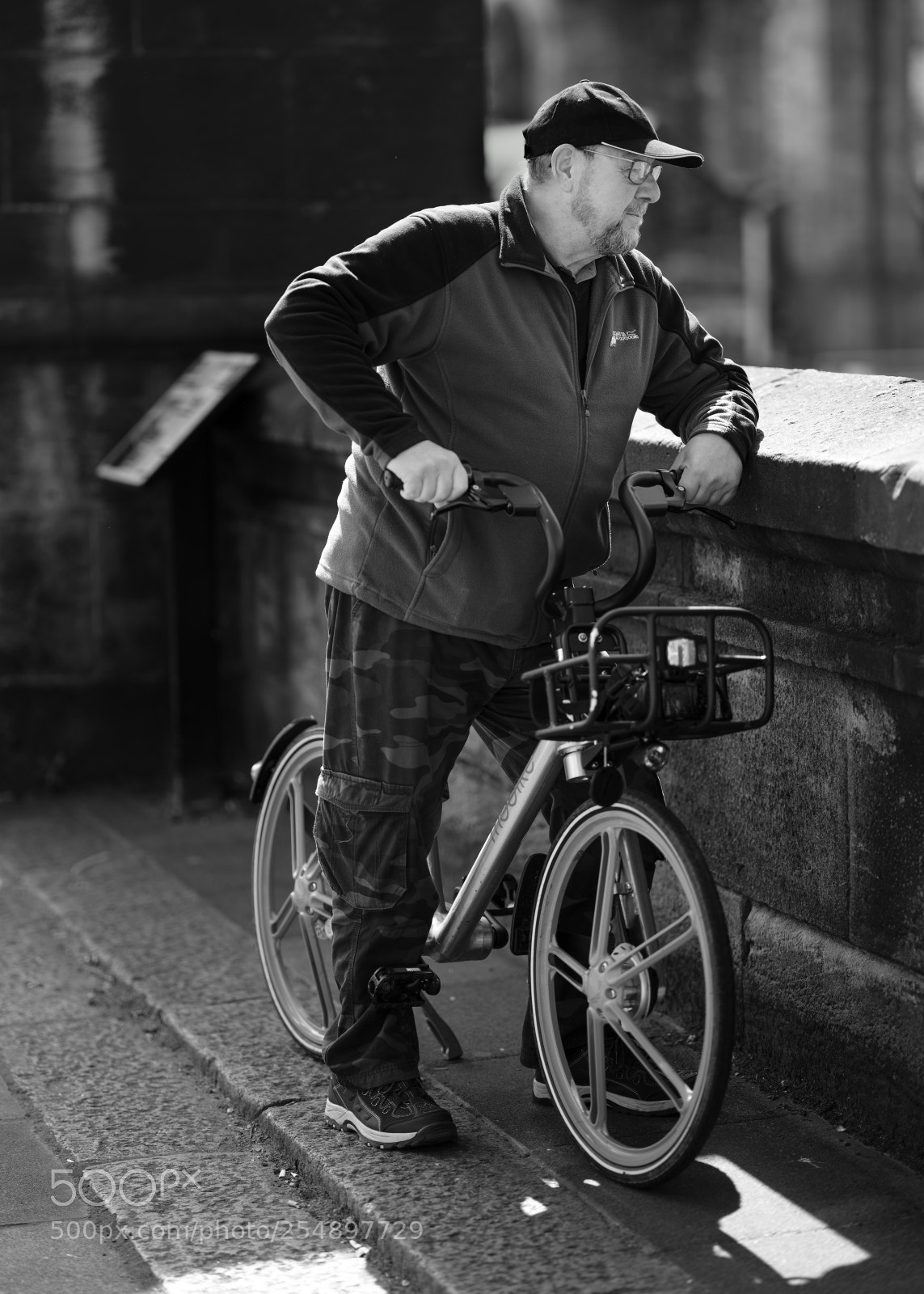 Fujifilm GFX 50S sample photo. City cyclist photography