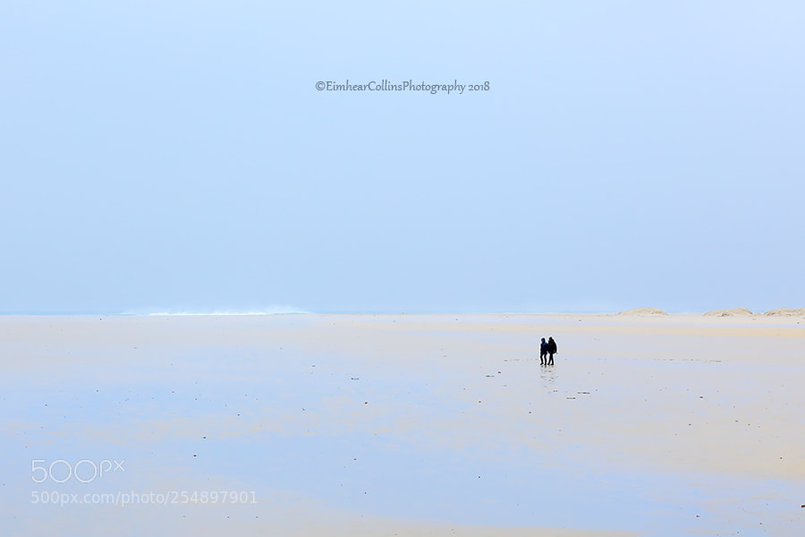 Canon EOS 5D Mark IV sample photo. Walkers on the beach photography