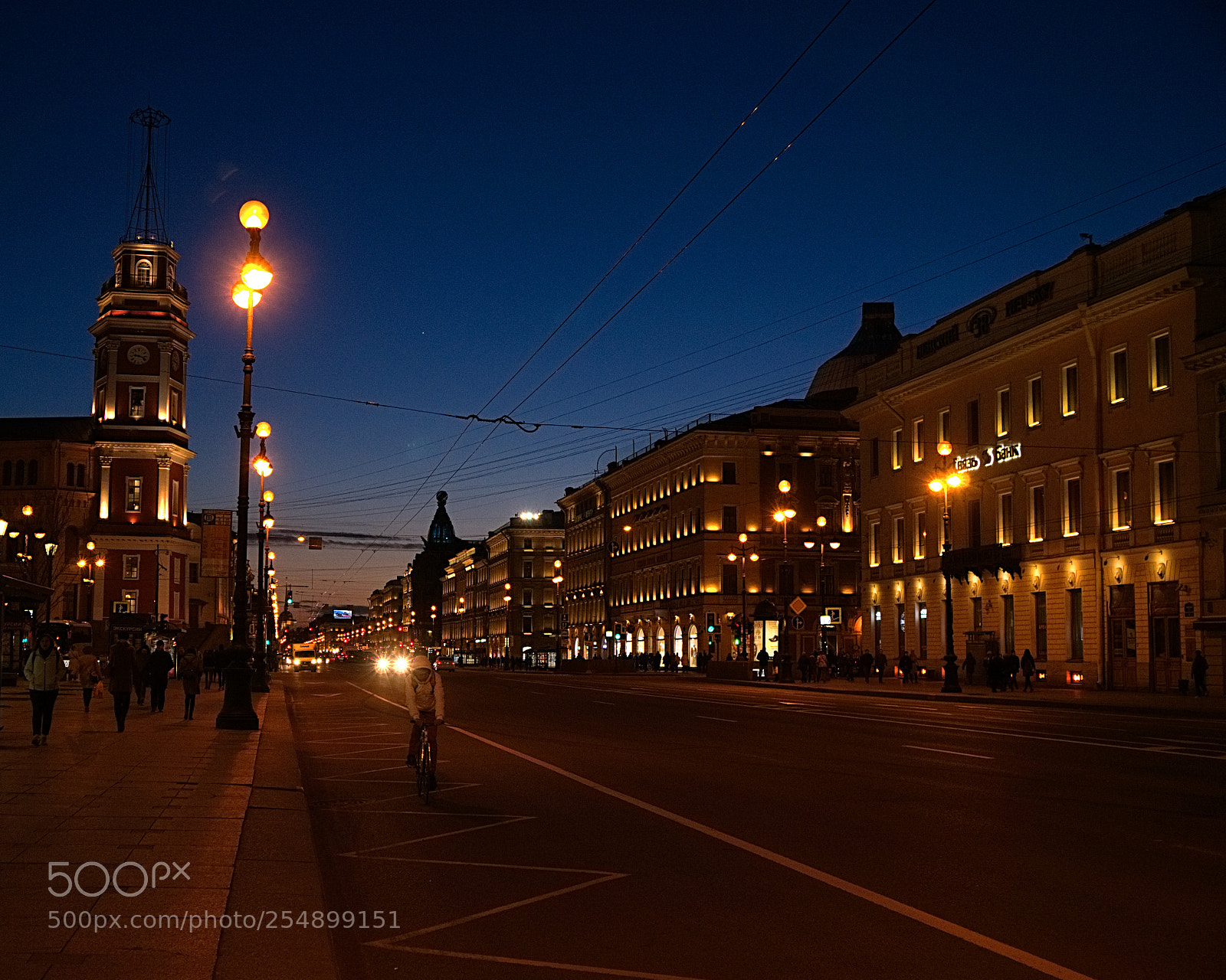 Sony a6300 sample photo. Night spb photography