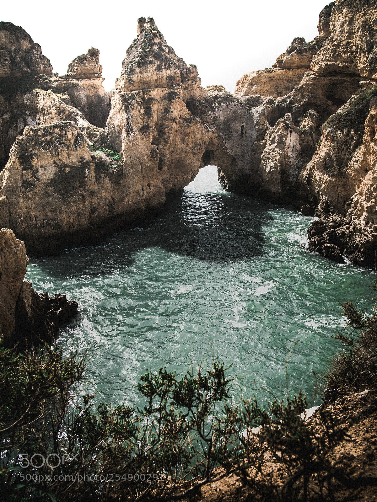 Panasonic Lumix DC-GH5 sample photo. Cliffs around water photography