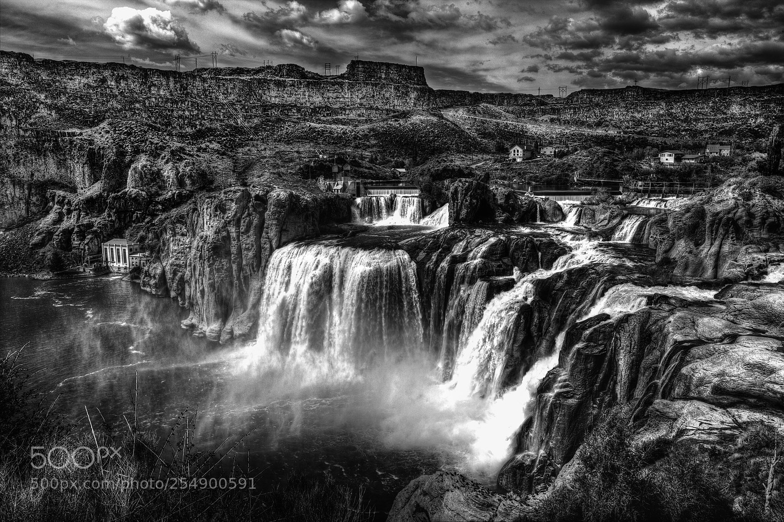 Canon EOS 5D Mark II sample photo. Shoshone falls the b photography