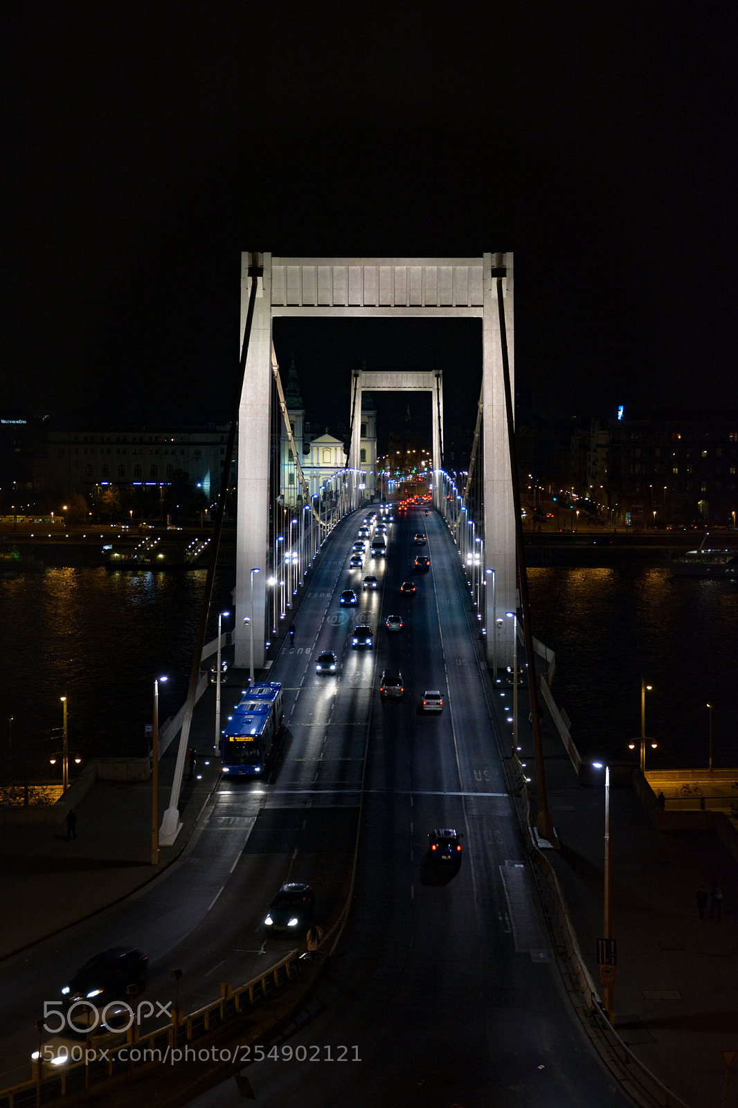 Nikon D5200 sample photo. Elisabeth bridge budapest photography