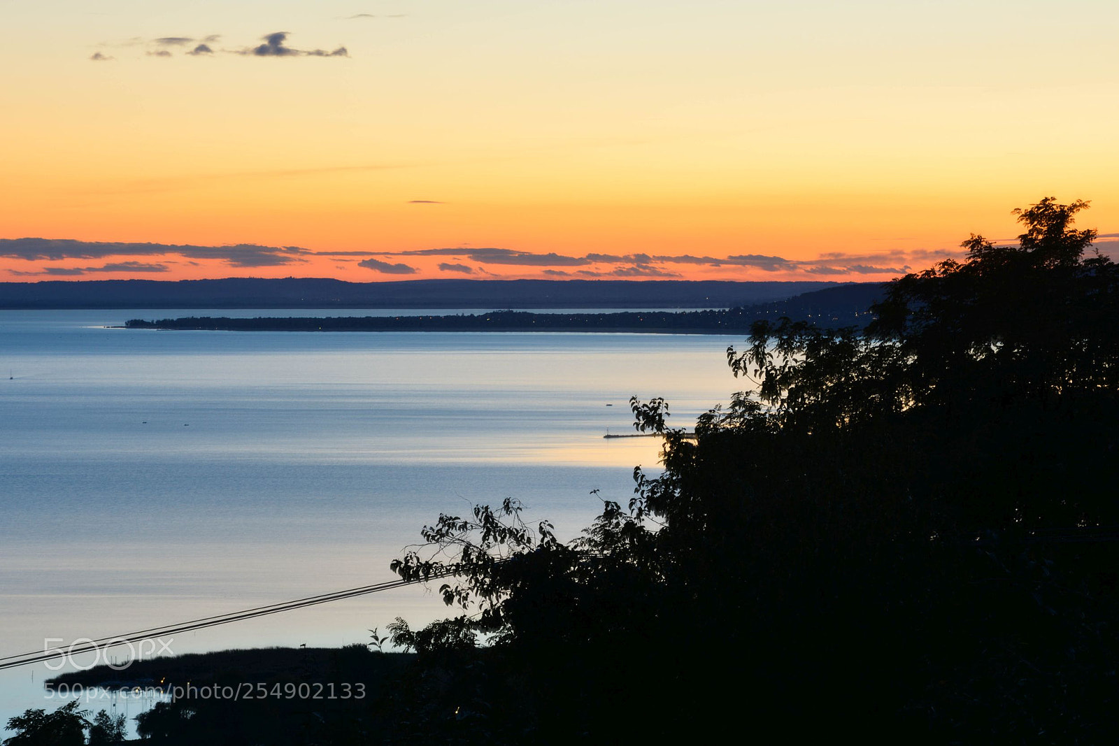 Nikon D5200 sample photo. Sunset over lake balaton photography