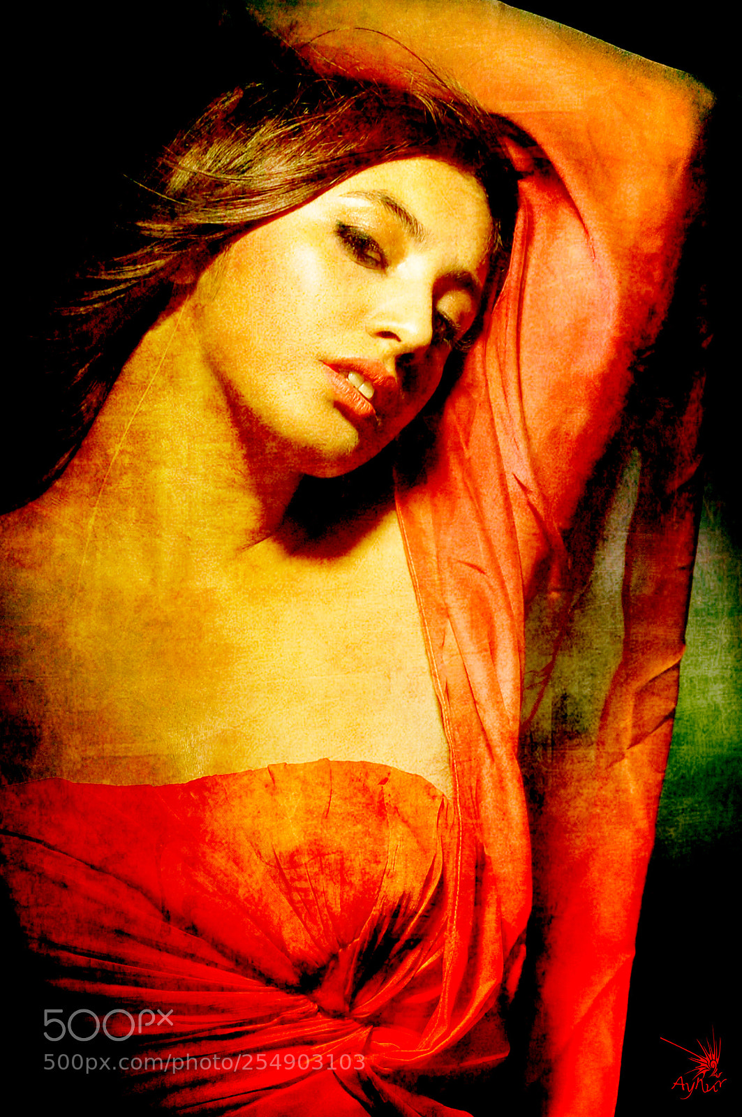 Nikon D90 sample photo. Lady in red photography