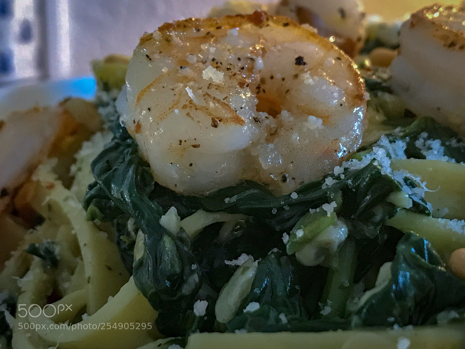 Apple iPhone 7 Plus sample photo. Foodporn delicious pasta shrimp photography