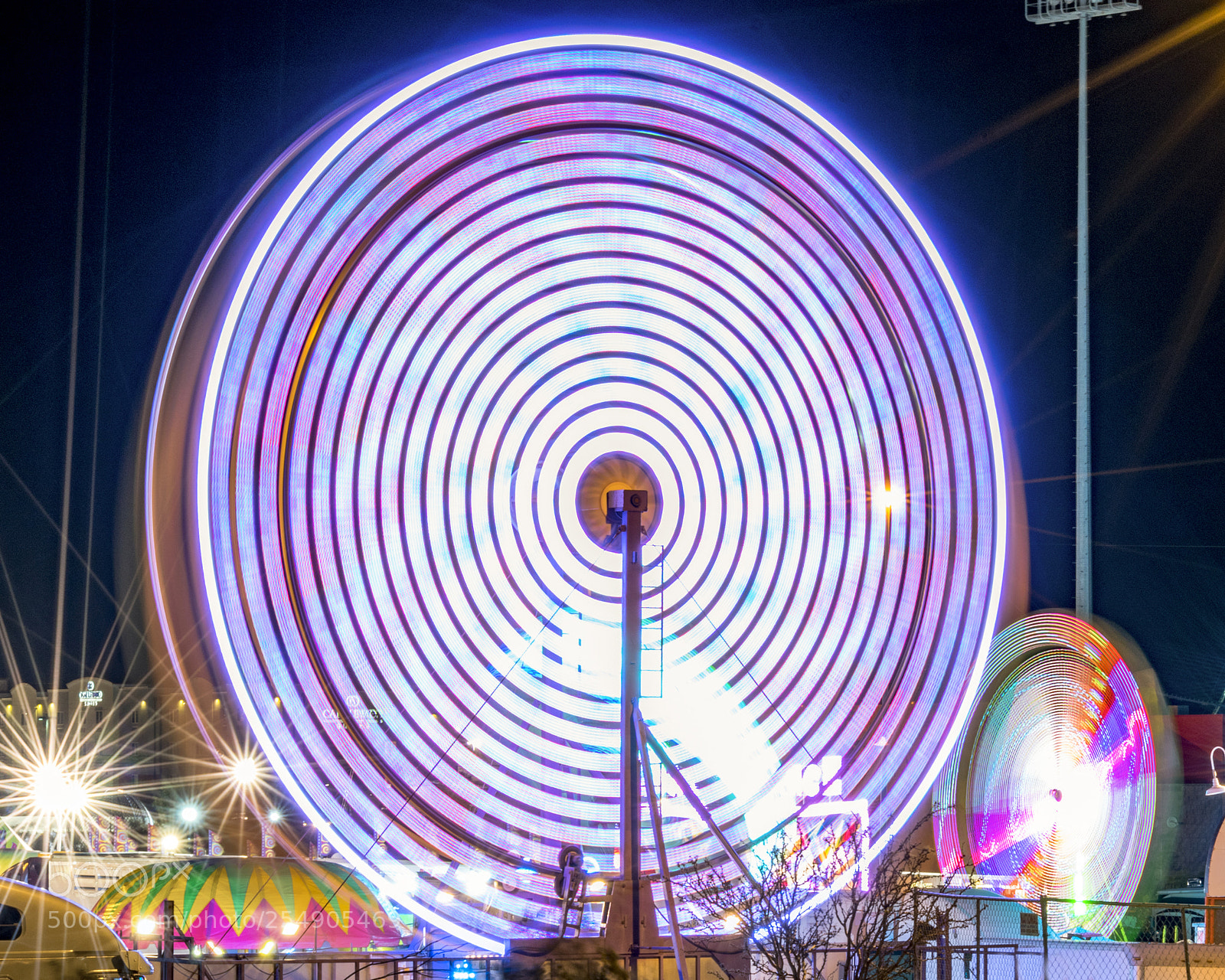 Nikon D3300 sample photo. Spring fair ferris wheel photography