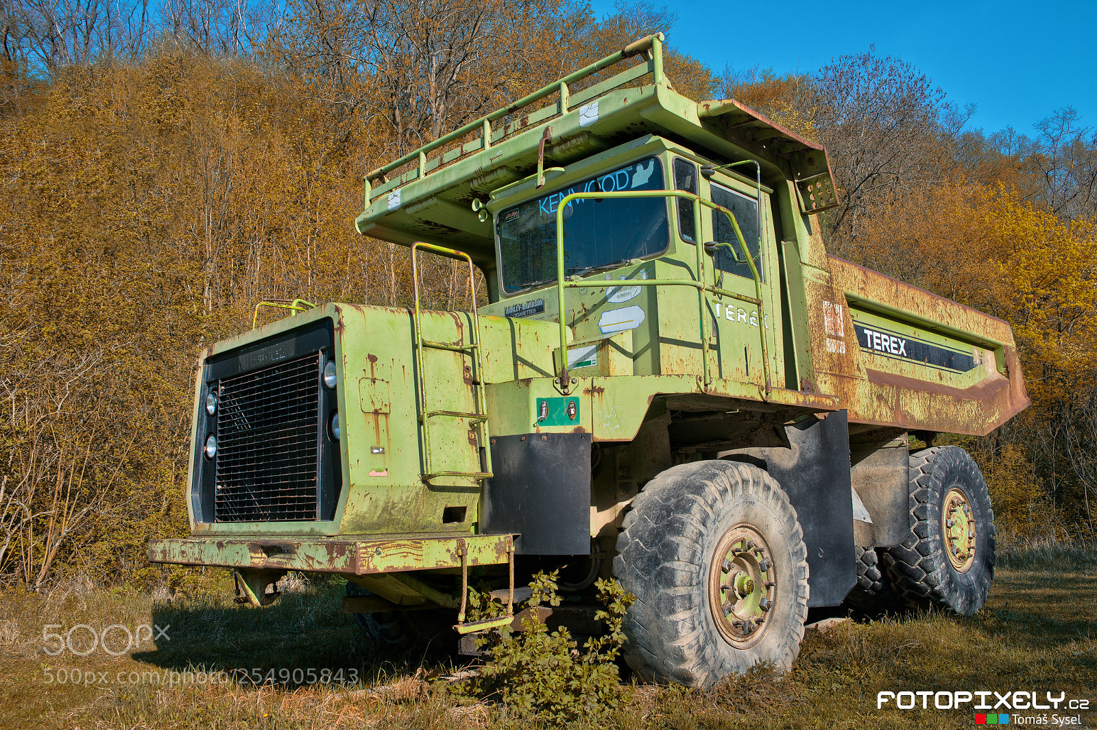 Nikon D600 sample photo. Dumper terex 3305b photography