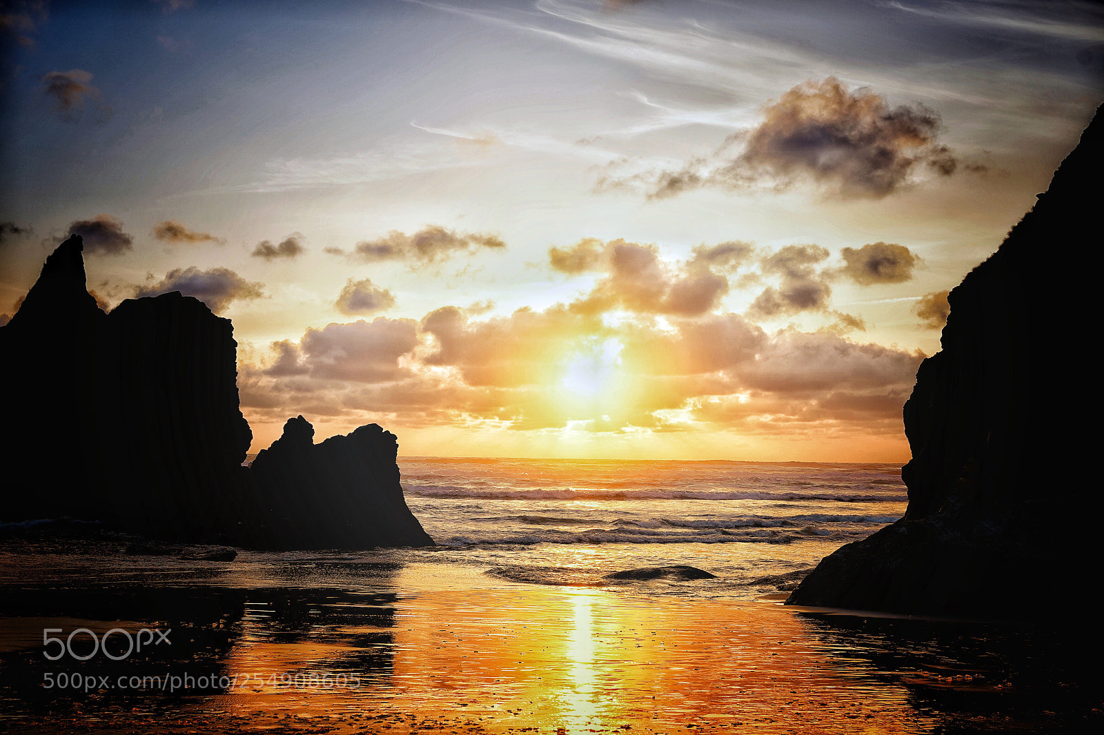 Sony a7 III sample photo. Sunset at the oregon photography