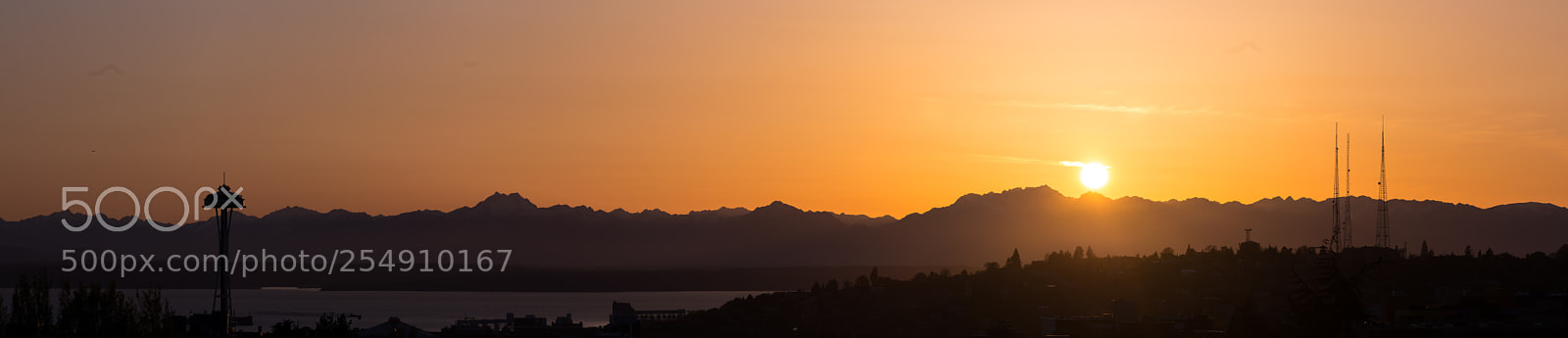 Sony a7R III sample photo. Seattle sunset photography
