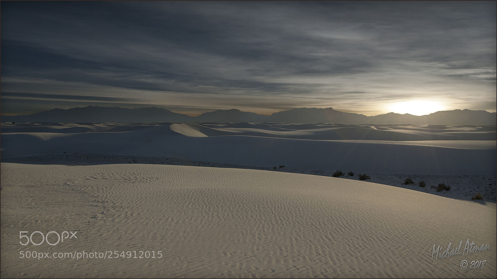 Nikon D200 sample photo. White sands sunset photography
