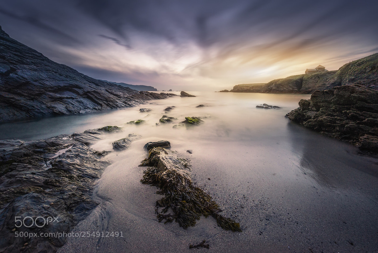 Nikon D810 sample photo. Santa comba sunset photography