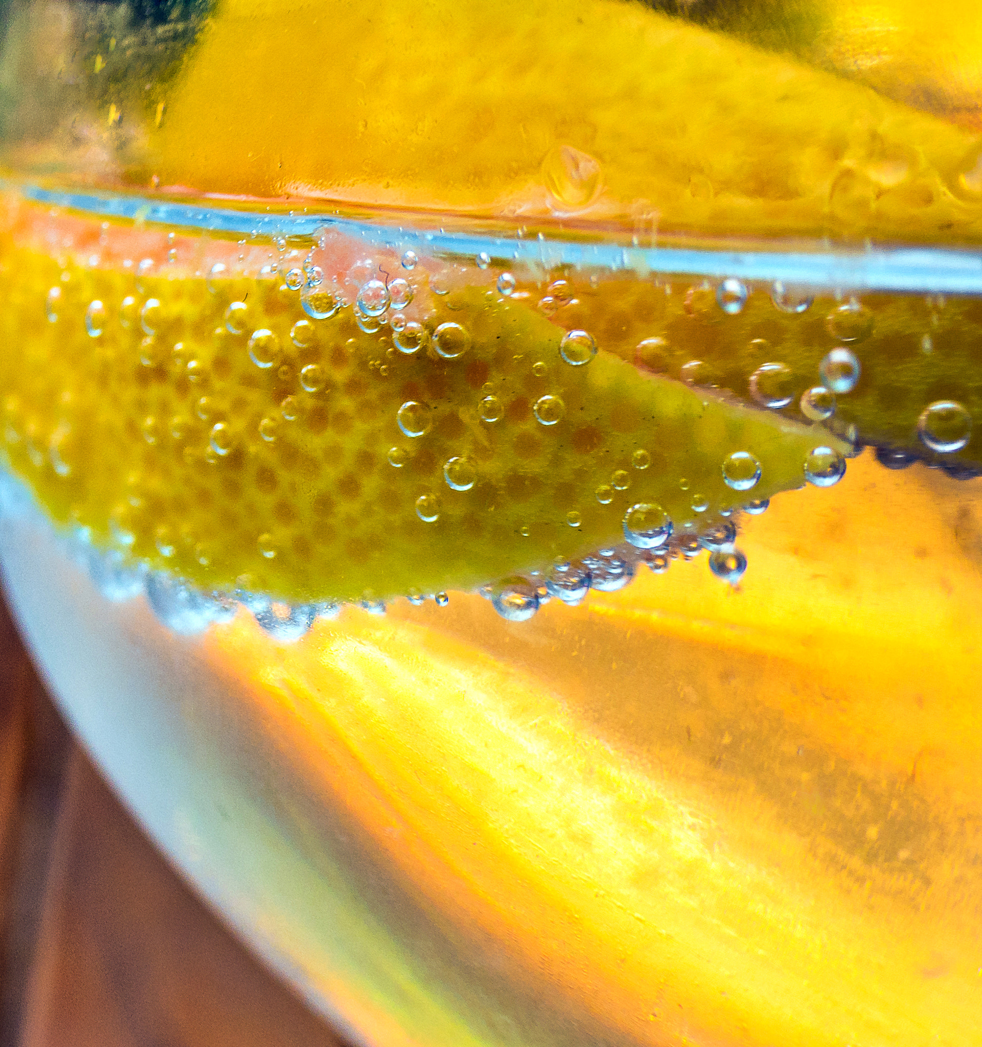 Panasonic DC-TZ200 sample photo. Close up glass of hoxtons gin & tonic photography