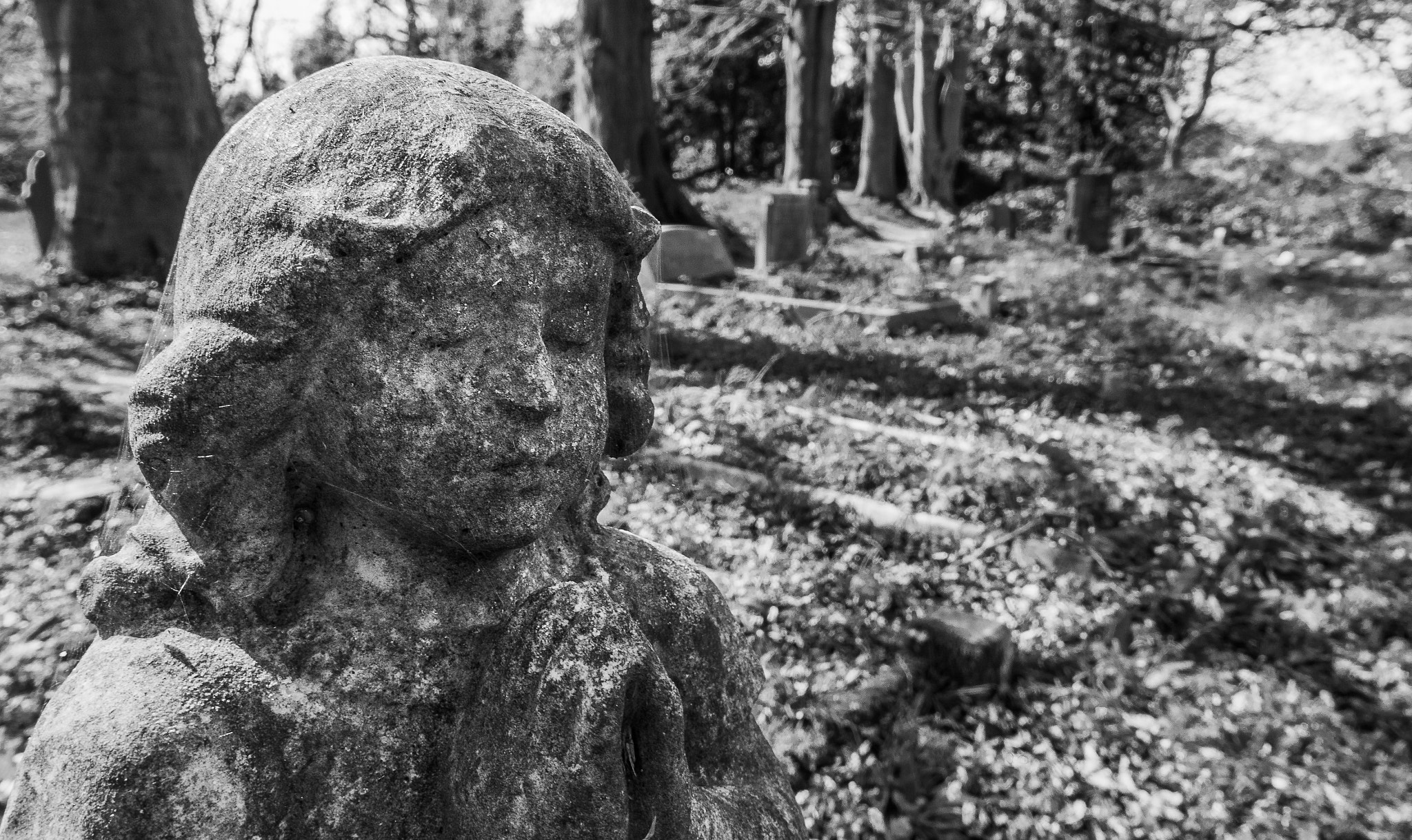 Panasonic DC-TZ200 sample photo. Close up stone figure ( st nicholas church) photography